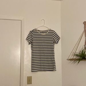 Large, Primark, tshirt, blue yellow and white stripes